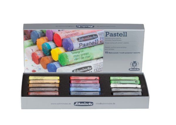 Schmincke - Extra -  Soft Artist's Pastels - set of 15 colours - Multi Purpose