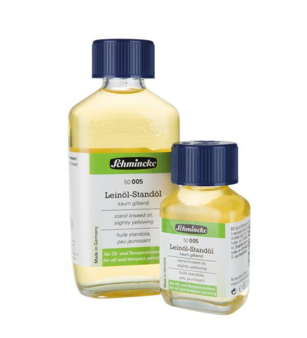 Stand linseed oil, slightly yellowing