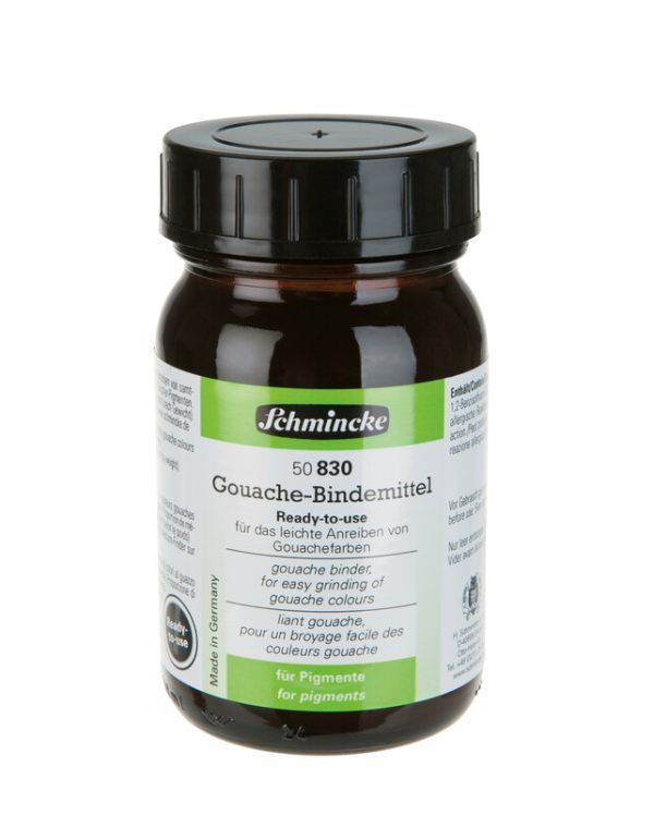 Gouache binder ready-to-use" for velvety gouache colours / 200ml