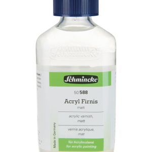 Acrylic varnish, matt, synthetic resin varnish