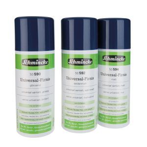 Universal varnish AEROSPRAY (glossy, or satin-matt, or matt), synthetic resin varnishes with UV-protector