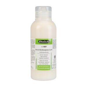 Acrylic lacquer, satin-glossy , water dilutable, weather resistant / 250ml
