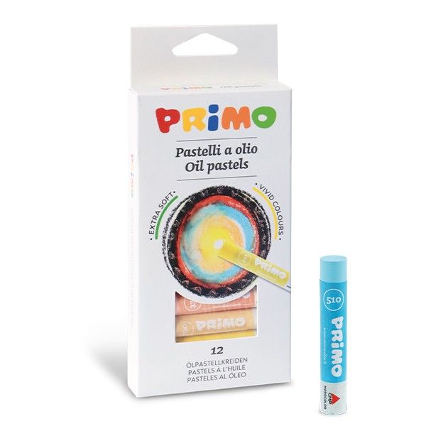 primo oil pastels set of 12 colours