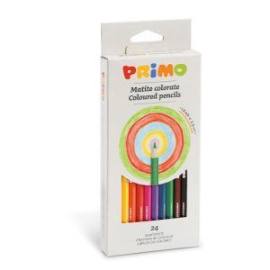 primo coloured pencils 24 , lead: 2,9 MM