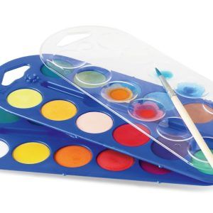 primo watercolour set of 24 colours (25 MM) + 1 brush