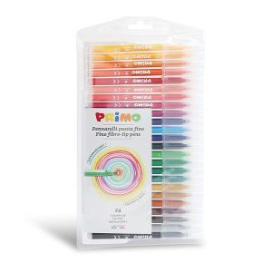primo fine fibre-tip pens 24 colors
