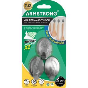 ARMSTRONG mini permanent hook, 1.0 kg max. load