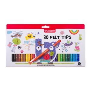 bruynzeel felt tips set of 30