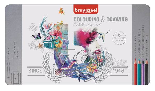 bruynzeel COLOURING & DRAWING celebration set