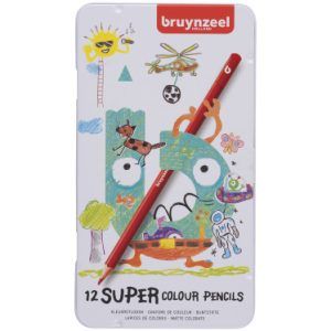 bruynzeel 12 x SUPER COLOUR PENCILS