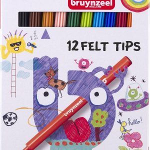 bruynzeel 12 x felt tips
