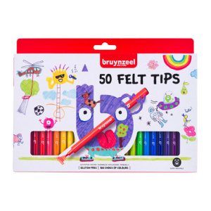 bruynzeel felt tips set of 50