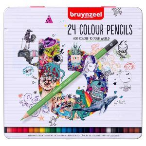 bruynzeel 24 x colour pencils