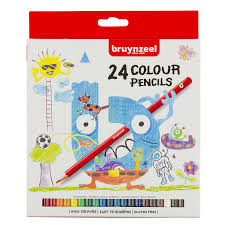 bruynzeel 24 x colour pencils/ easy to sharpen