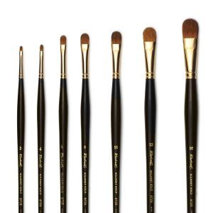 Raphael Kolinsky Gold Red Sable Filbert oil brush 8728-10