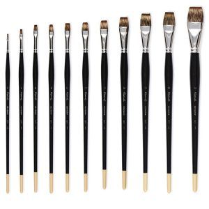 Raphael Kevrin+ Mongoose Oil Brush Flat 877-14