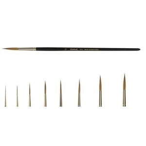 Raphael Kolinsky Gold -  kolinsky sable - round - long handle - 8802-12