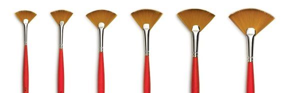 Raphael Kaerell Synthetic Brushes - Long Handle Fan 8795-8