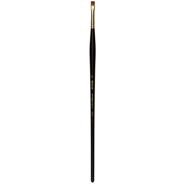 KOLINSKY GOLD SHORT FLAT BRUSH - oil, acrylic & tempera 1872-6