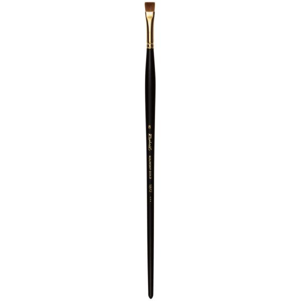 KOLINSKY GOLD SHORT FLAT BRUSH - oil, acrylic & tempera 1872-8