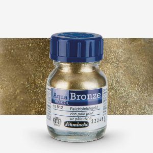 SCHMINCKE : AQUA BRONZE rich pale gold