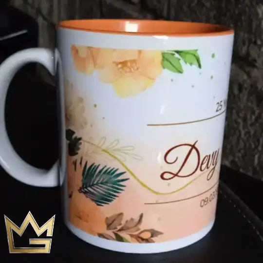 Hasil Kerja Mug Dua Warna