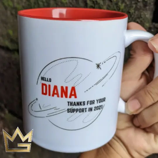 Hasil Kerja Mug Kustom Warna