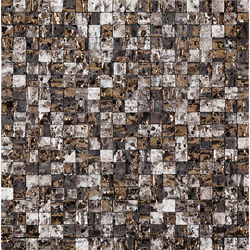 MOZAIC, PORCELANOSA GRUPO, ELITE LAVA STONE MIX GOLD WHITE 30,1X30,1 cm, auriu