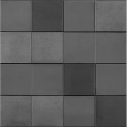 MOZAIC, PORCELANOSA GRUPO, METAL ACERO ANTHRACITE 3D CUBES 30X30 cm, gri