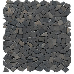 MOZAIC, PORCELANOSA GRUPO, PARADISE MINIBROKEN EDGE NEGRO 32X32 cm, negru