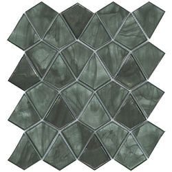 MOZAIC, PORCELANOSA GRUPO, AQUA GREEN 26,2X29 cm, verde