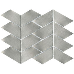 MOZAIC, PORCELANOSA GRUPO, GRAVITY ALUMINIUM TRACE METAL 28,1X22,1 cm, argintiu