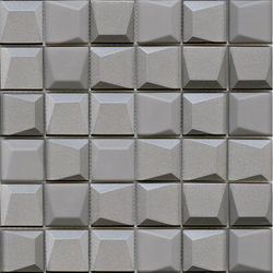 MOZAIC, PORCELANOSA GRUPO, EFFECT SQUARE SILVER 30X30 cm, gri