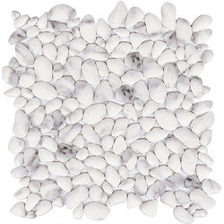 MOZAIC, PORCELANOSA GRUPO, BOULDER CARRARA 30,5X30,5 cm, alb