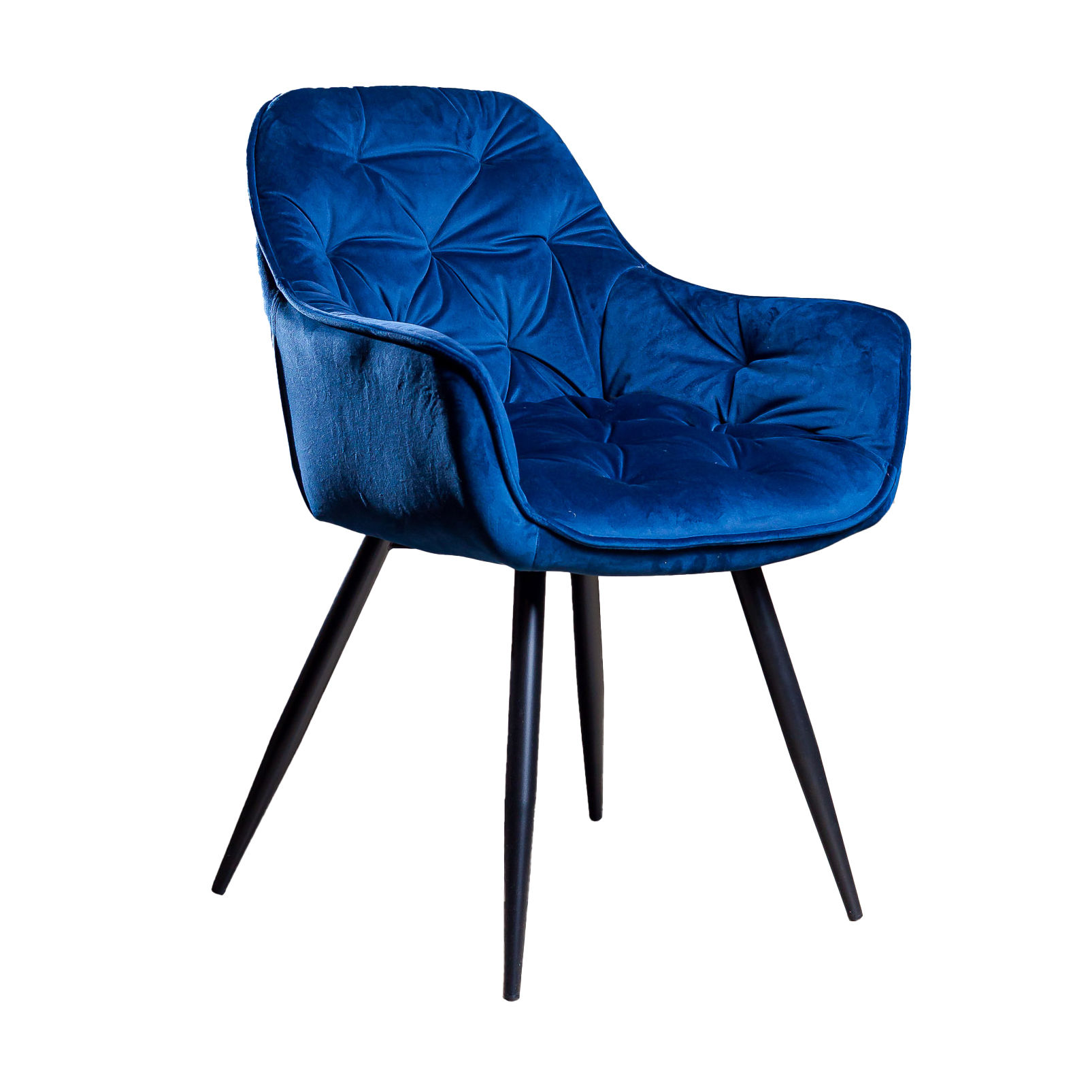 SCAUN VELVET BLUE