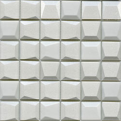 MOZAIC, PORCELANOSA GRUPO, EFFECT SQUARE WHITE 30X30 cm, alb