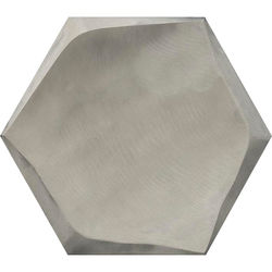 MOZAIC, PORCELANOSA GRUPO, GRAVITY ALUMINIUM DUBAI METAL 22.5X26X2.5 cm, gri