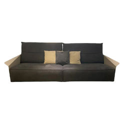 CANAPEA DEEP VIBE HIT, 274X105X97 CM; MECANISM RELAX - ELECTRIC (2 MODULE); BRAT PIELE BEIGE,