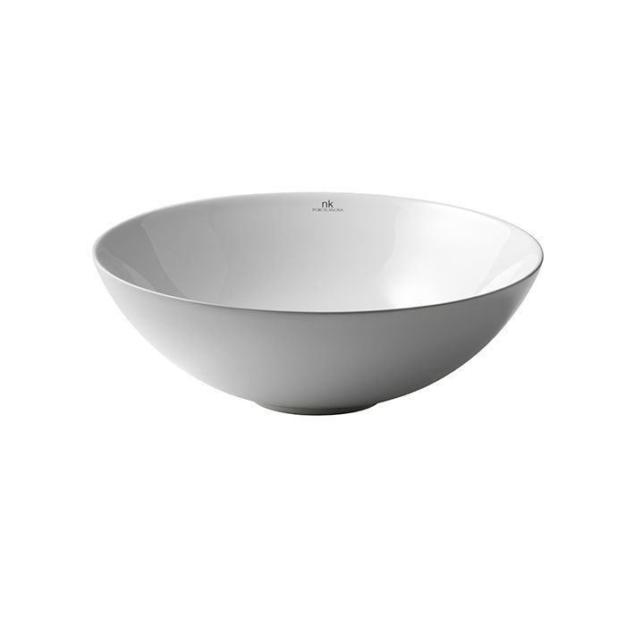 COUNTERTOP BASIN SLENDER ROUND WHITE