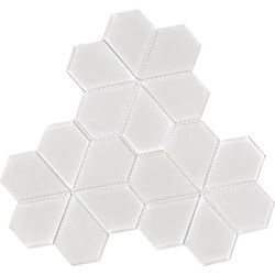 MOZAIC, PORCELANOSA GRUPO, LOTUS CLOUD 30X33X0,6 cm, alb