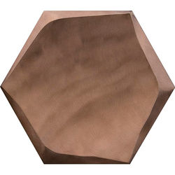 MOZAIC, PORCELANOSA GRUPO, GRAVITY ALUMINIUM DUBAI COPPER 22,5X26X2/2,5 cm, cupru