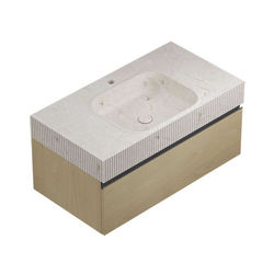 MOBILIER CONJUNTO RECT MOTIF LINES COUNTERTOP ITALIA ALBA 48.7X90.4X42.5 CM