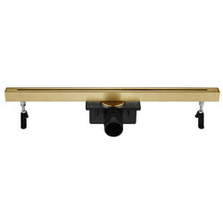 STREAMLINE RIGOLA DUS 600MM  BRUSHED GOLD