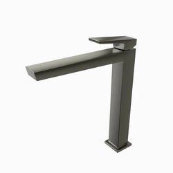 SQUARE BRUSHED TITANIUM BATERIE LAVOAR INALTA