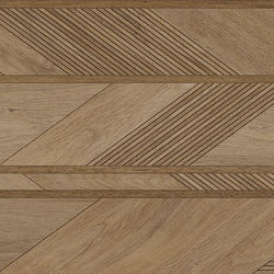 FAIANTA, PORCELANOSA GRUPO, ARROW 3D ROBLE 59,6X150 CM cm, maron