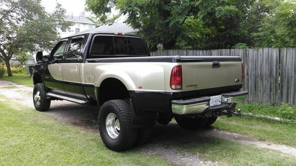 2000 Ford F 350 Super Duty Lariat Crew Cab Pickup 4 Door 7.3L