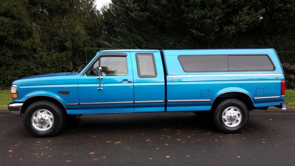 1995 Ford F 250 XLT 2 Wheel Drive Extra cab Powerstroke Diesel 5spd