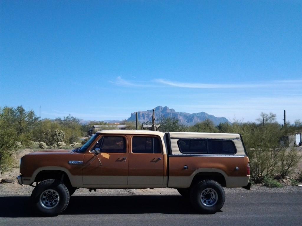 1979 Dodge W200 Power Wagon Crew Cab Short Bed 4×4