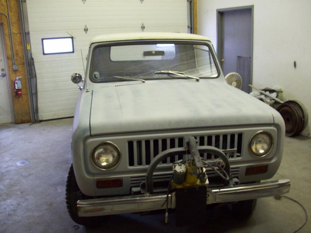 1973 International Harvester Scout II With Snow Plow