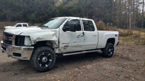 damaged 2011 Chevrolet Silverado 2500 LTZ Pickup for sale